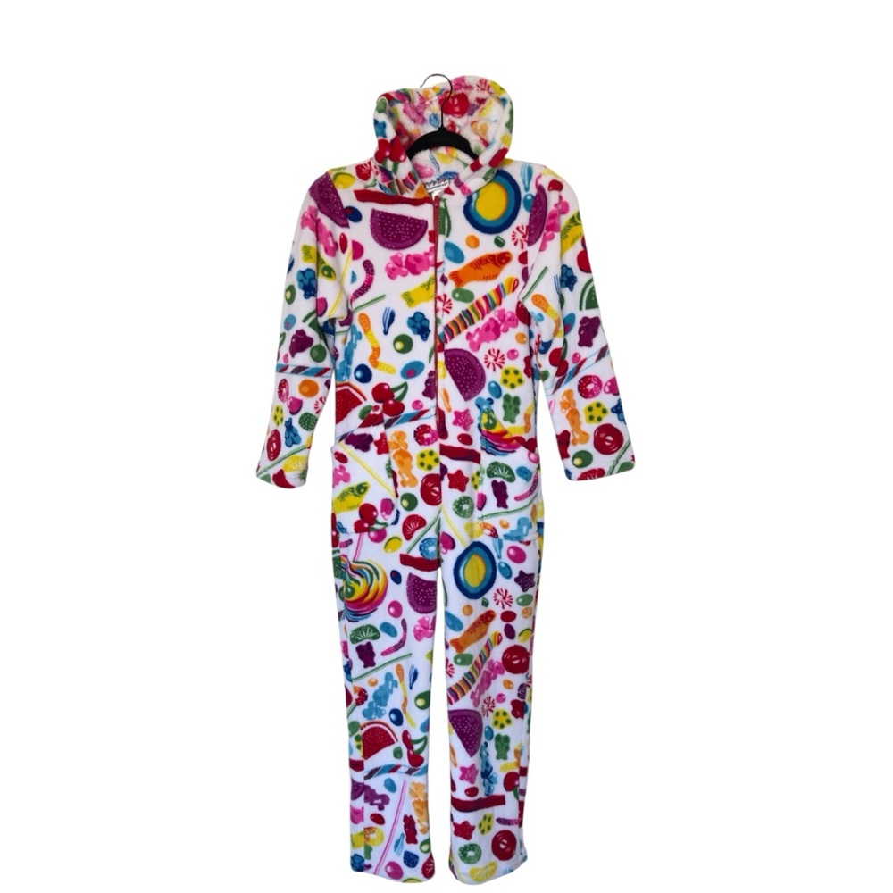 Dylan’s Candy Bar Large Youth‎ Candy Spill Onesie Pockets Polyester
